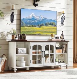 New Farmhouse TV Stand for 60 inch TV