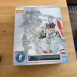 MG 1/100 THE GUNDAM BASE LIMITED RX-78-2 GUNDAM Ver.3.0 [TITANIUM FINISH]