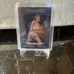  2022-23 Panini Obsidian Celtics Larry Bird #140 Electric Etch Purple /99