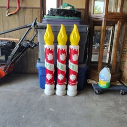 Outdoor Christmas Decorations: $30