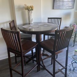 Dining Table With Four Chairs