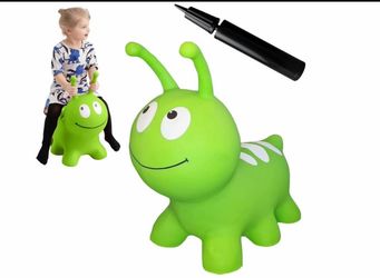 Jumpy inflatable bouncer - animal ride on for kids