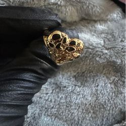 Heart Nugget Ring
