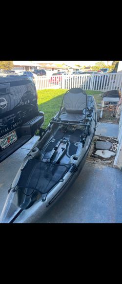 Lost creek angler 10.5 sit-on-top pedal kayak camo