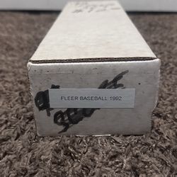 1992 Fleer Baseball Cards box