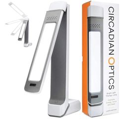 Circadian Optics Lumos 2.0 Bright Light Therapy Desk Lamp | As Seen On Shark Tank | Ultra Powerful 10,000 LUX Brightness | 5500K Color Mimics Noon Day