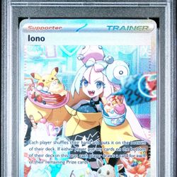 Iono PSA 9 #269 From Paldea Evolved For Sale