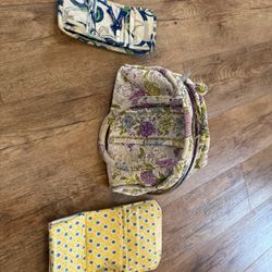 Set of (3) Vera Bradley purse/wallets