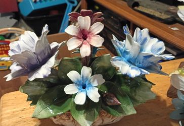 Porcelain flower arrangement