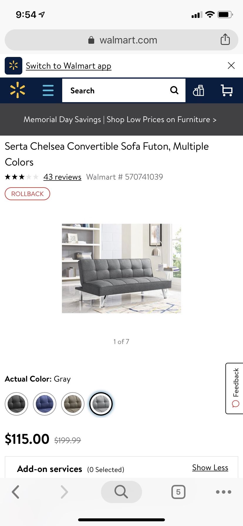 Sofa/futon brand new