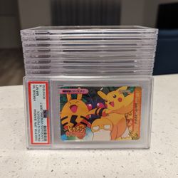 Pokemon Movie #50 Carddass Vending PSA 8