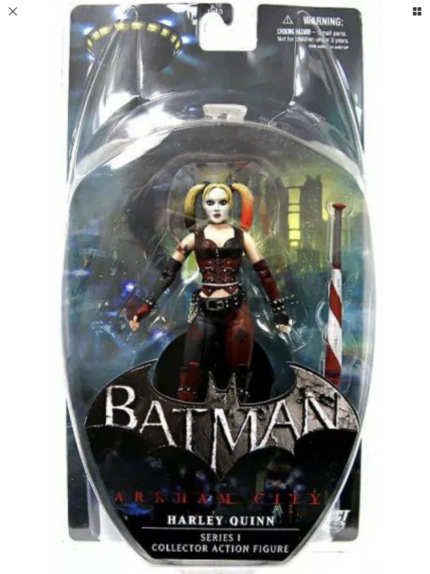 Batman - Arkham City - Harley Quinn - Series 1 - Dc Direct - Collector Action Figure - Brand New - Exclusive Toys