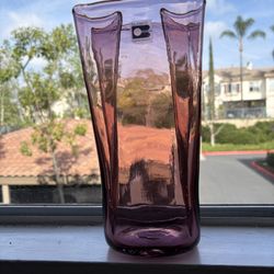 Blenko Paper Bag Vase 