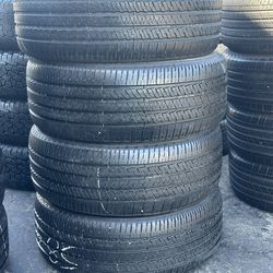 SET OF TIRE 265 50 20 BRIDGESTONE 85% LIFE