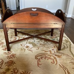 Heritage Henredon Butler’s Coffee Table mahogany Tea Table