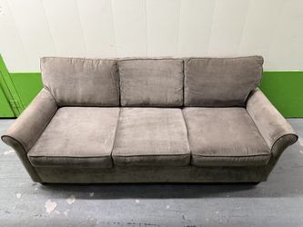 Velvet Brown Sofa – 86’’ - Free Delivery