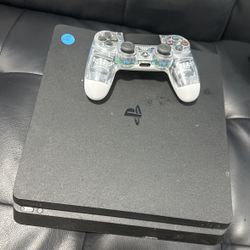 Ps4 Slim 1TB Used With Controller And Cords 