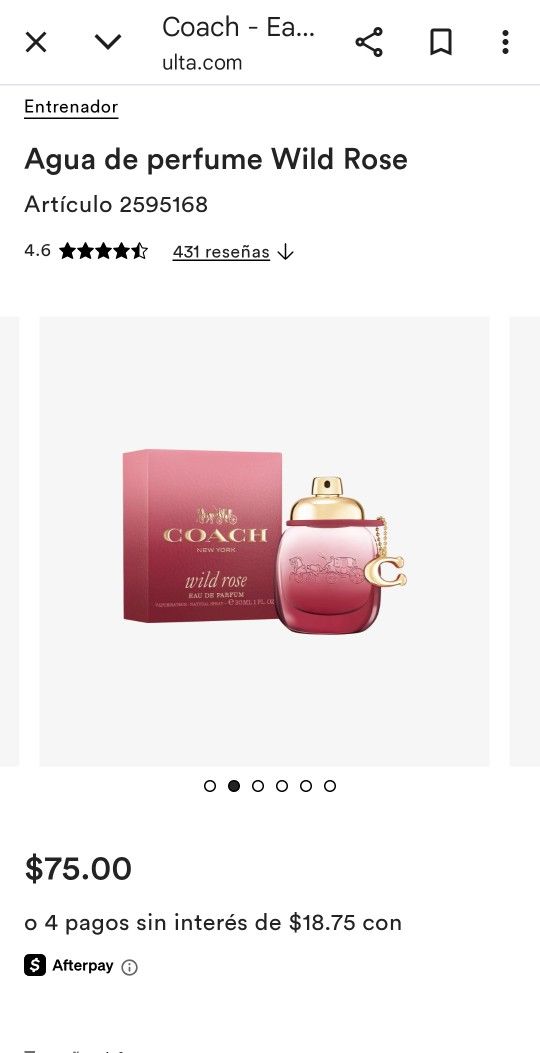 Coach Wild Rose 30ml