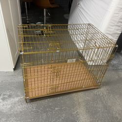 Gold Plated Dog Crate