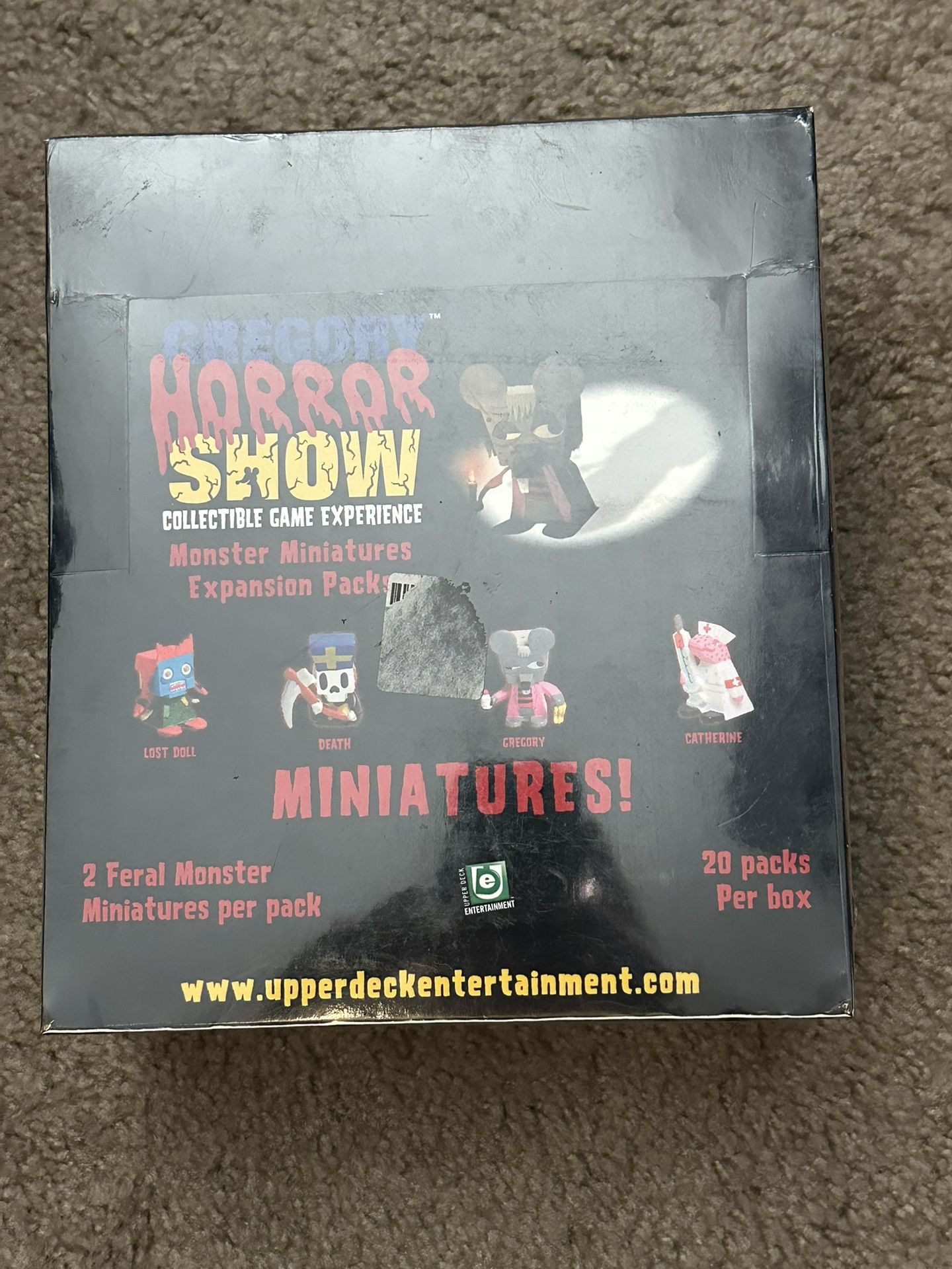 Gregory Horror Show Collectible Game Experience 40 monster miniatures sealed