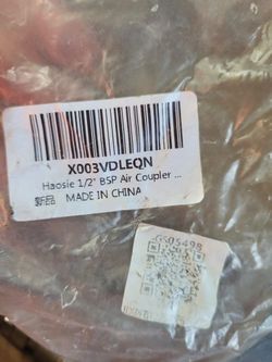 Haosie 1/2" BSP Air Line Hose Compressor Quick Release Coupler Connect [KO6590]
