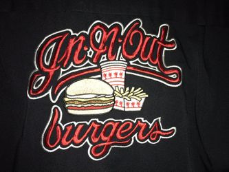 Vintage In And Out Burgers Button Up Dress Shirt