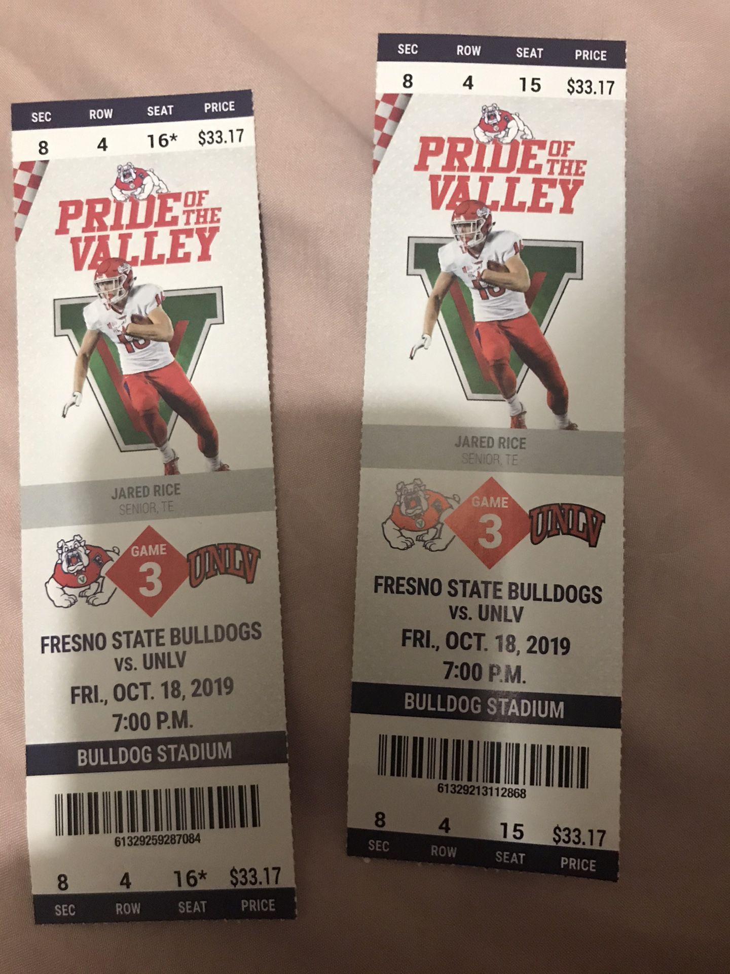 Fresno State Game tickets, pretty good seats