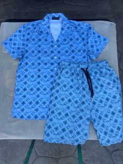 New LV Matching Shirt & Shorts