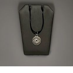 Amulet Evil Eye Protection Necklace on Black Cord