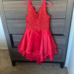 Sparkle Red Dress 👗 