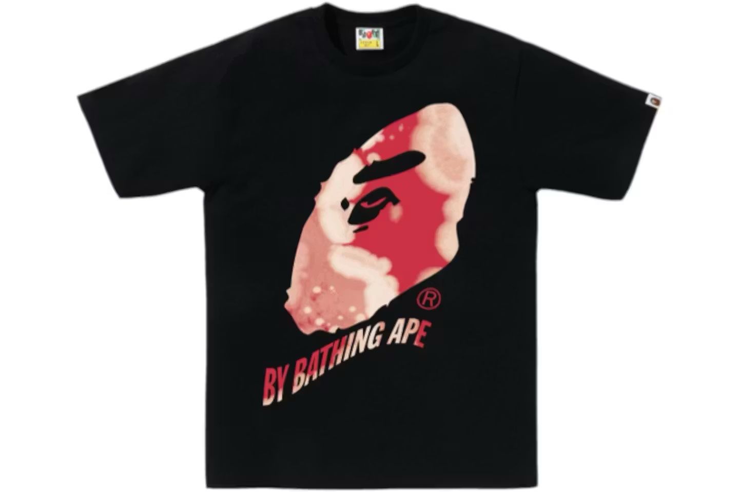 BAPE Tie Dye Twist By Bathing Ape Tee Black Size Large