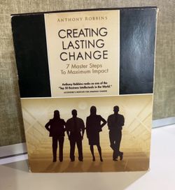 Tony Robbins "Creating Lasting Change" CDs and workbook