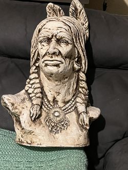 Vintage Native American Bust 