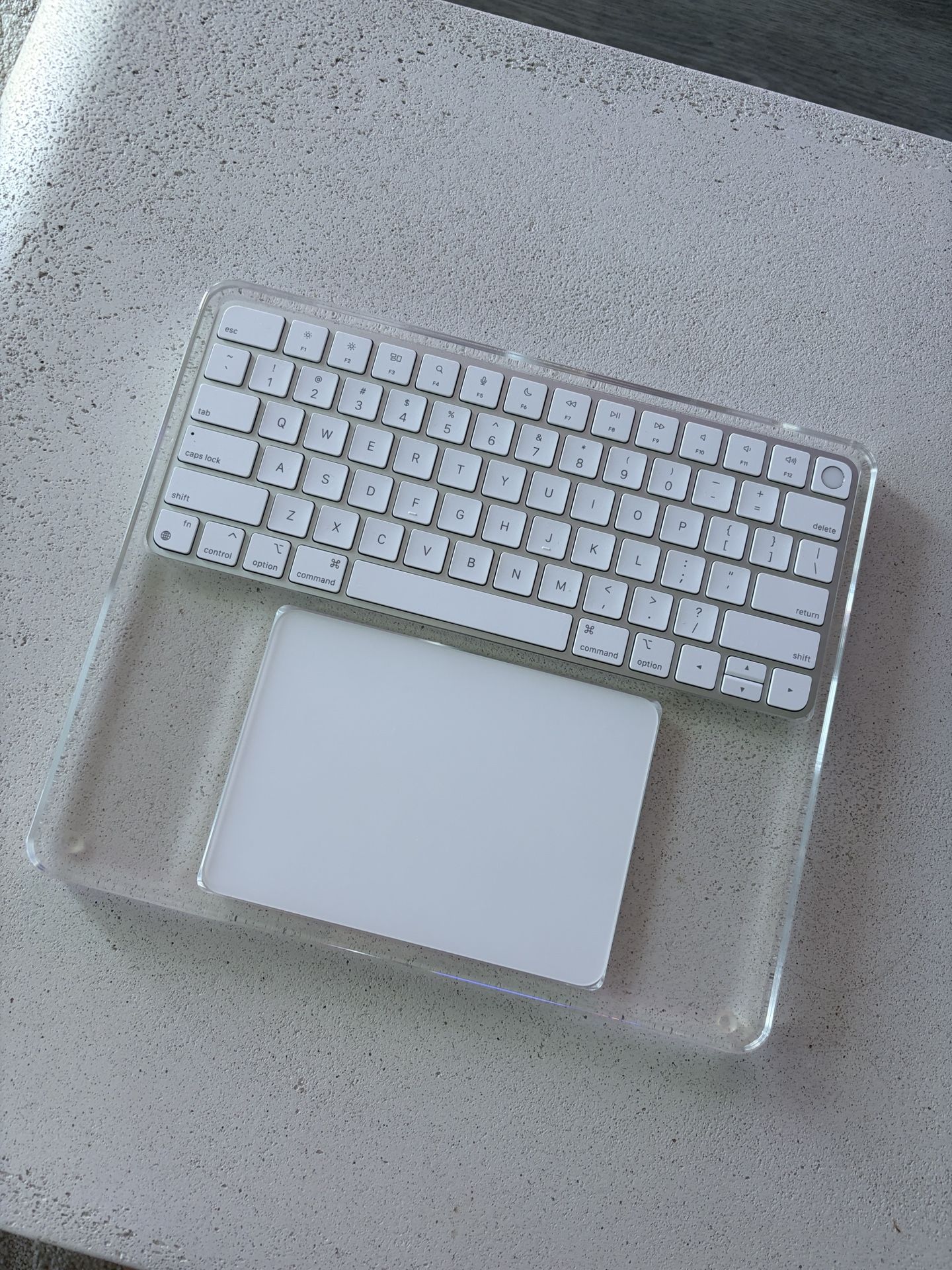 Apple Magic Keyboard with Touch ID and Magic Trackpad with Case