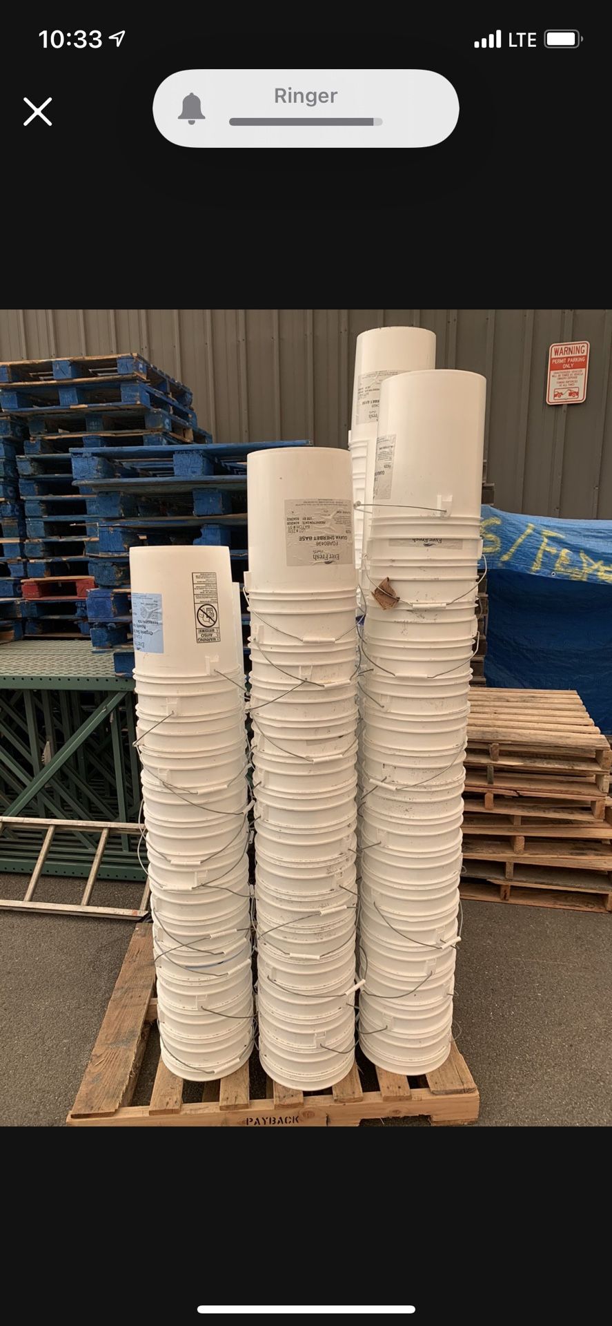 Food Grade 5 Gallon Buckets