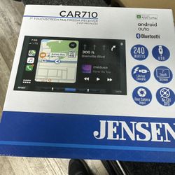 Jensen CAR710 Digital Media Receiver W CarPlay!Brand New