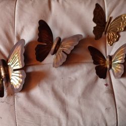 Home Interiors Butterfly set Of 4