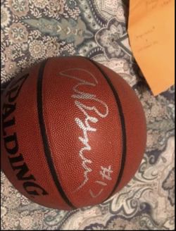 Andrew Bynum autographed basketball