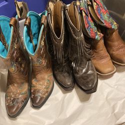 $30- Each-  Little Girls Beautiful Leather Boots/ Like New