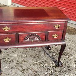 Vintage Chippendale Style Cherry Low boy / Credenza