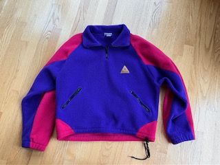 SPYDER - Purple and Dark Pink Fleece Pullover