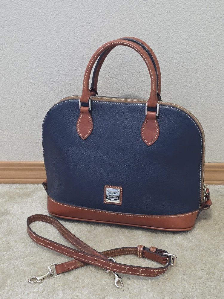 Dooney And Bourke Pebble  Zip Zip Satchel 