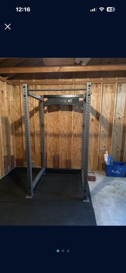 Rogue RML-490C Power Rack - MG Gun Metal w/ Numbered Uprights