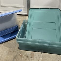 14 Storage Containers Sterilite and Rubbermaid See description for sizes