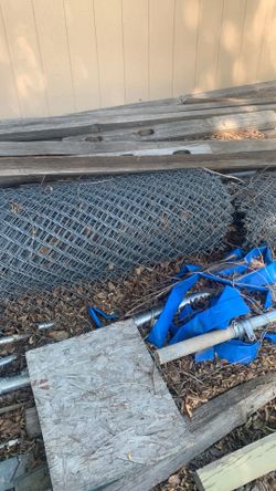 Chain link fence