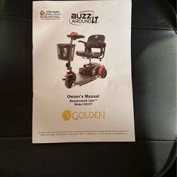 Buzz around electric scooter