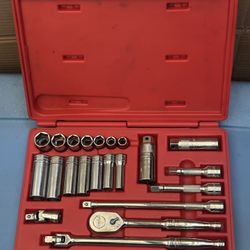 Snap-on Tools 22 pc 3/8" Drive 6-Point Metric General Service Socket Set
