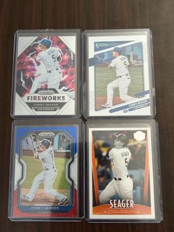Dodgers Corey Seager (4) card lot