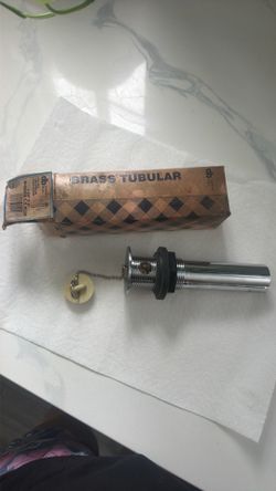 Brass Tubular Chain and Stopper