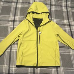Green Moncler Zip Up Jacket 